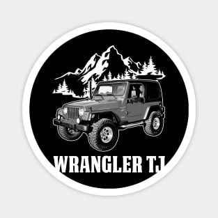 Jeep Wrangler TJ jeep car name Magnet